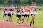 Boys Under-15s 3000 metres, 2023 North Eastern Track and Field Champs., Middlesbrough Sports Village, Middlesbrough. Photo: David T. Hewitson/Sports for All Pics